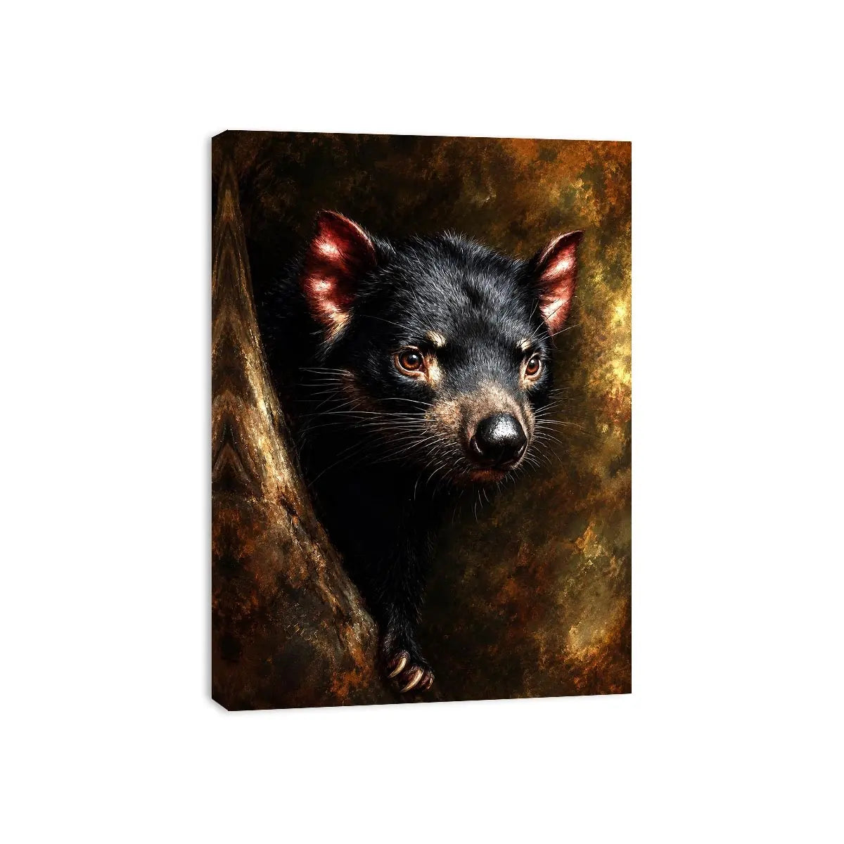   tasmanian devil wildlife canvas art
