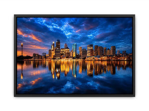   sydney skyline cityscape canvas print