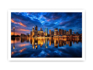   sydney skyline cityscape canvas print