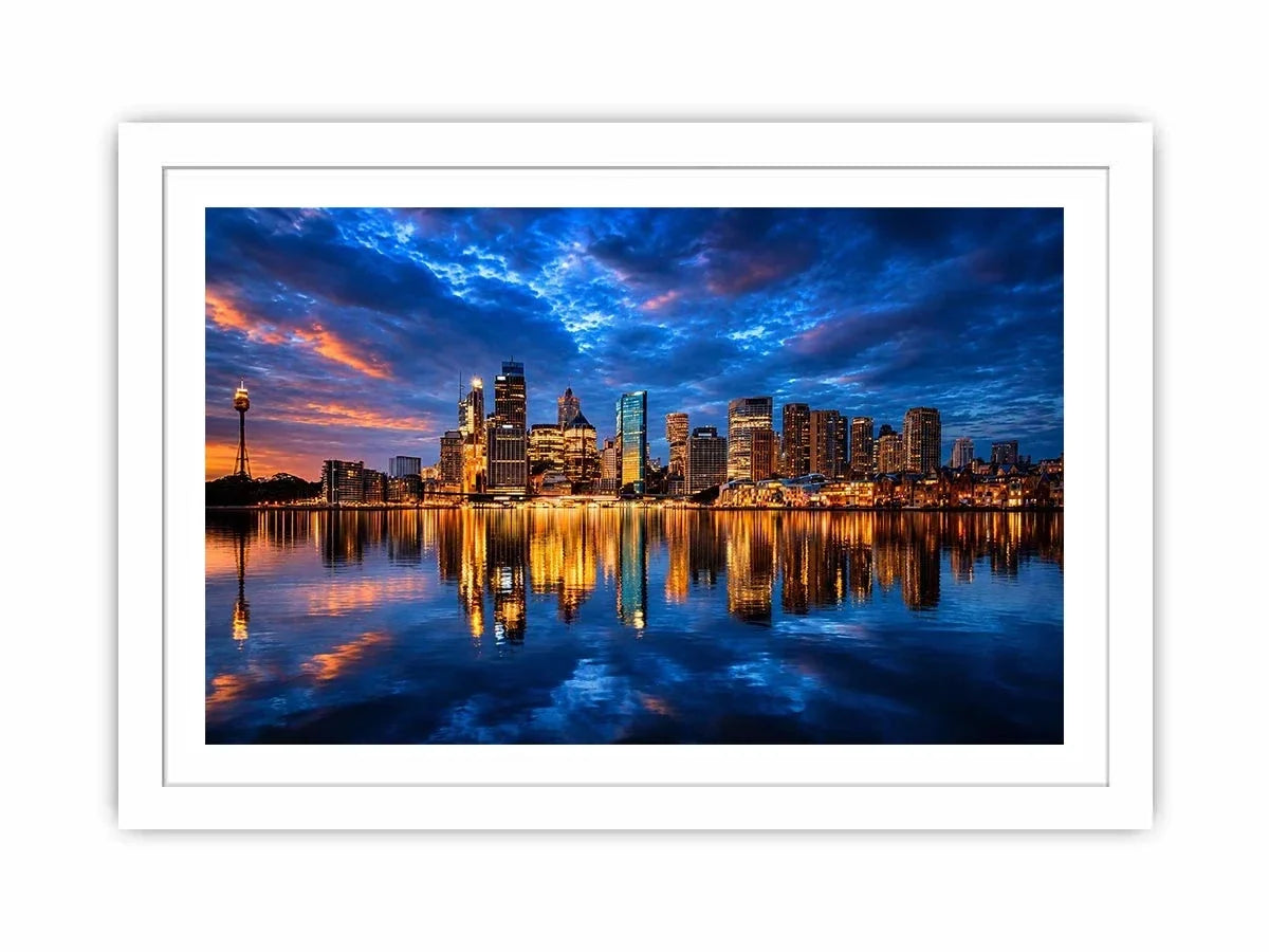   sydney skyline cityscape canvas print