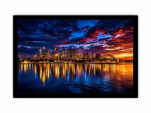   sydney harbour skyline wall art