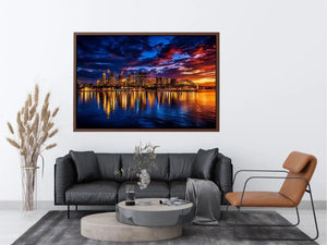   sydney harbour skyline wall art