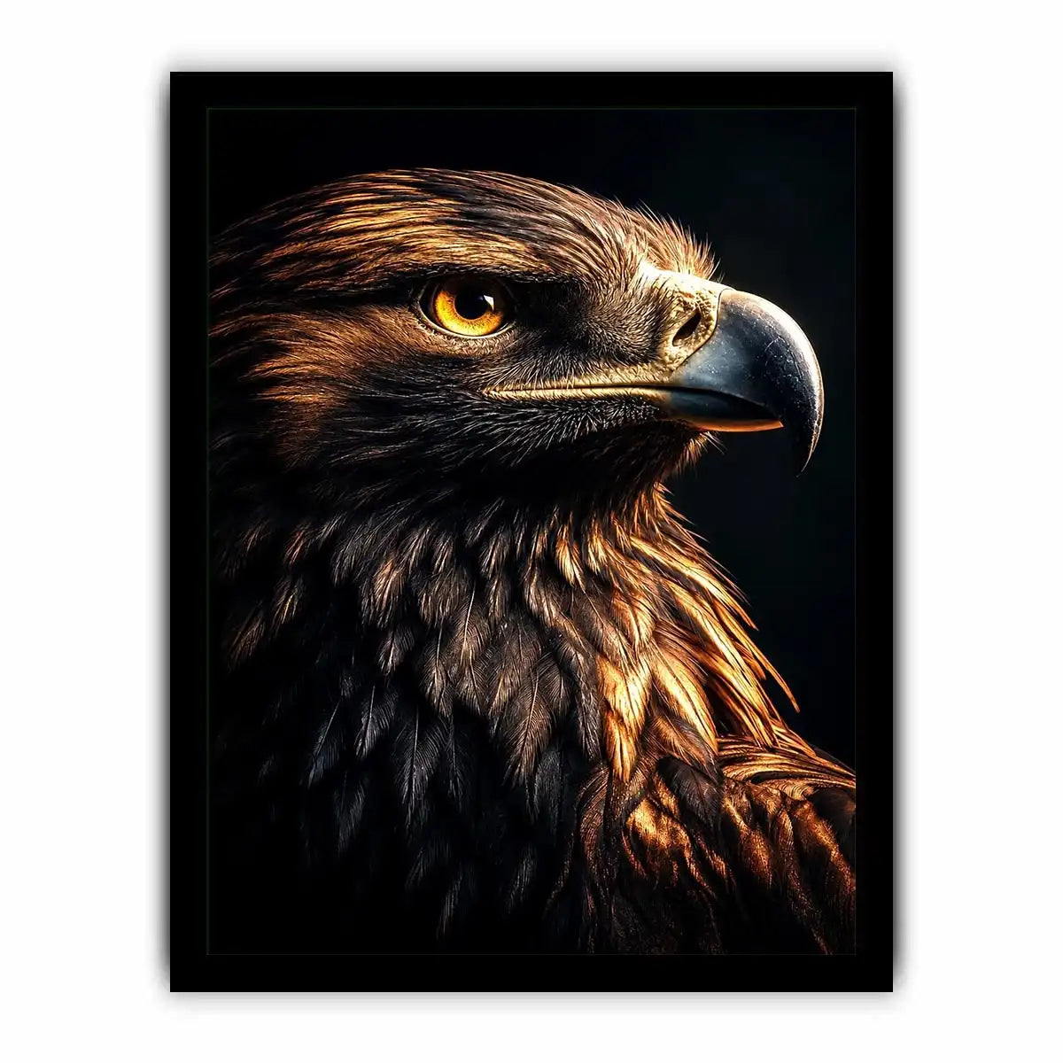   golden eagle canvas print office