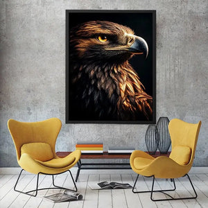   golden eagle canvas print office