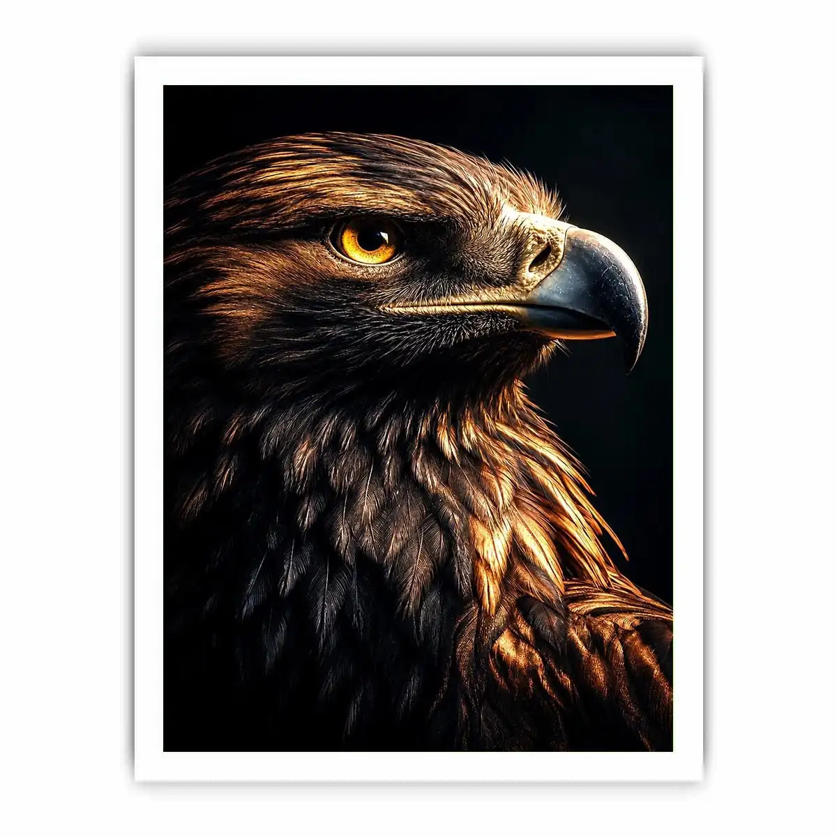   golden eagle canvas print office