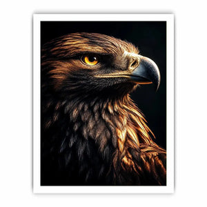   golden eagle canvas print office