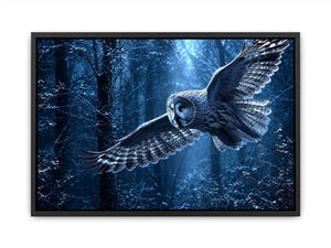   misty owl canvas art bedroom
