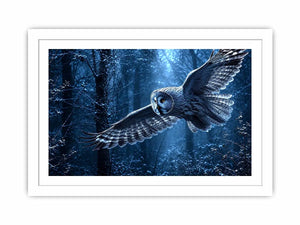   misty owl canvas art bedroom