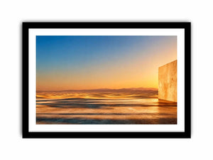   neutral desert canvas art modern home