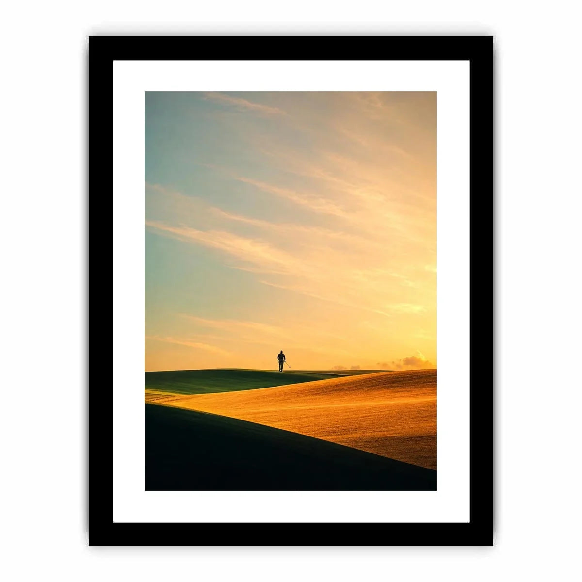   surreal desert canvas print hallway