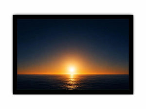   dark ocean sunset canvas art