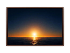   dark ocean sunset canvas art