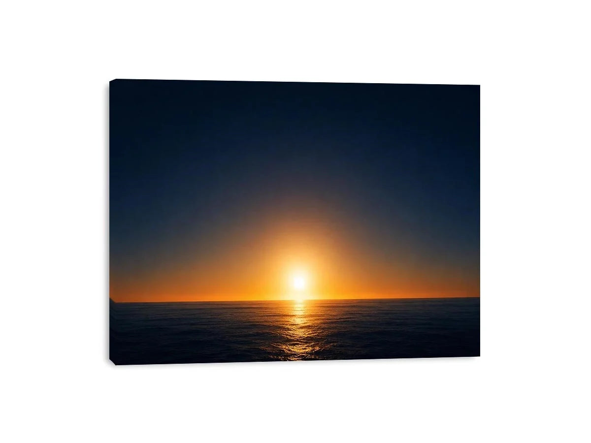   dark ocean sunset canvas art