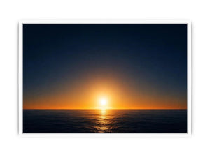   dark ocean sunset canvas art