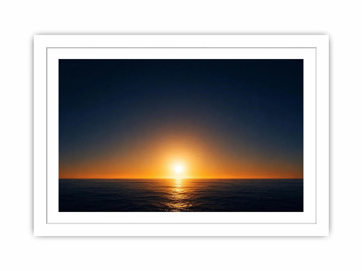   dark ocean sunset canvas art