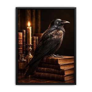   raven library wall art home office