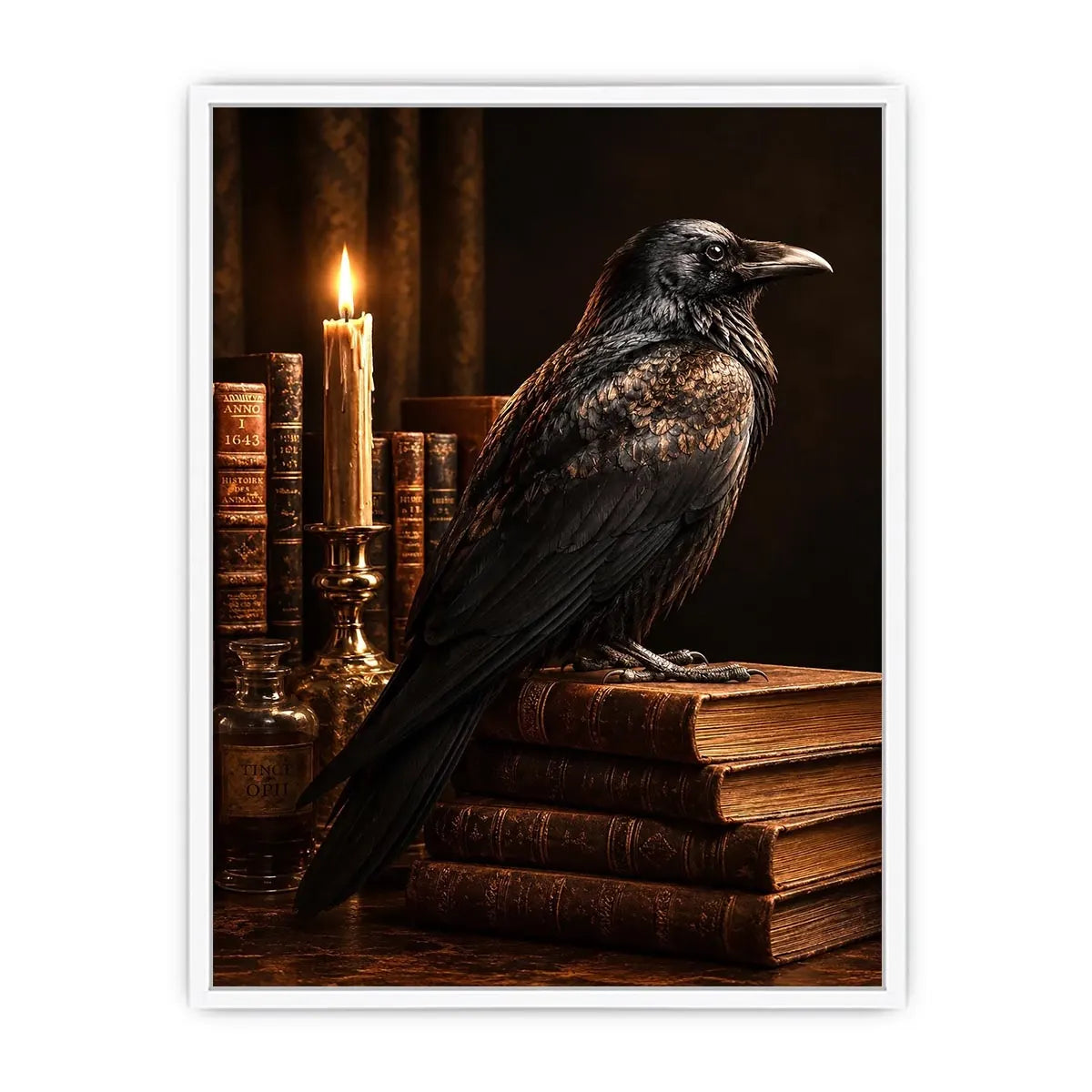   raven library wall art home office