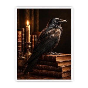   raven library wall art home office