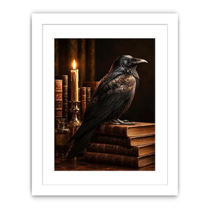   raven library wall art home office