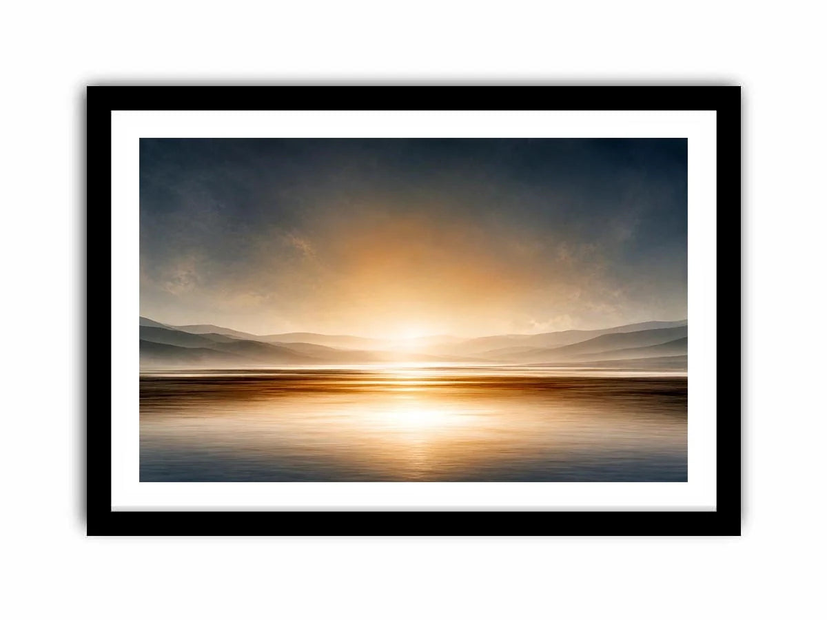   neutral shoreline minimal canvas art