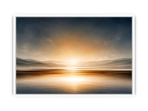   neutral shoreline minimal canvas art