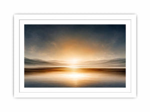   neutral shoreline minimal canvas art