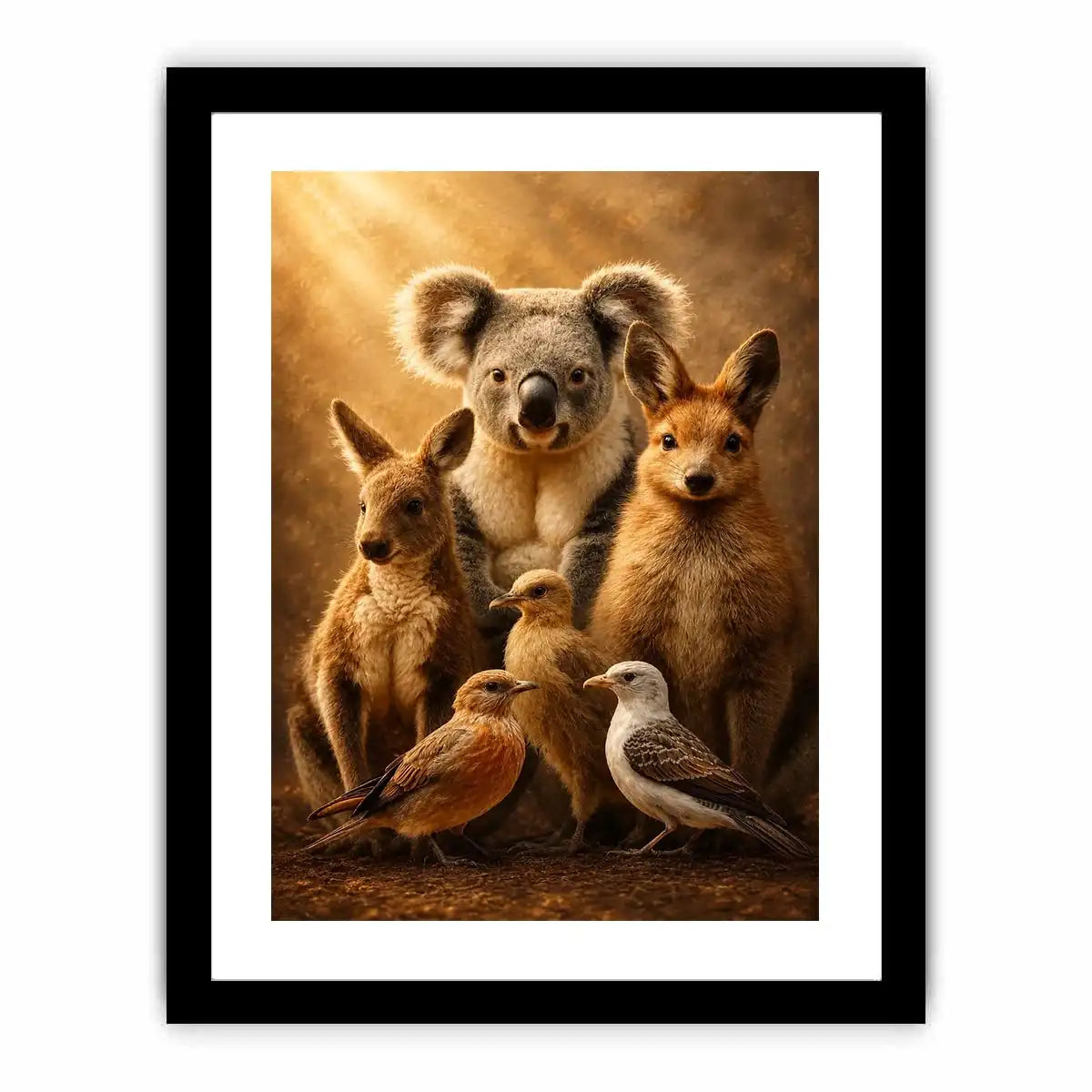   australian animal nursery canvas art