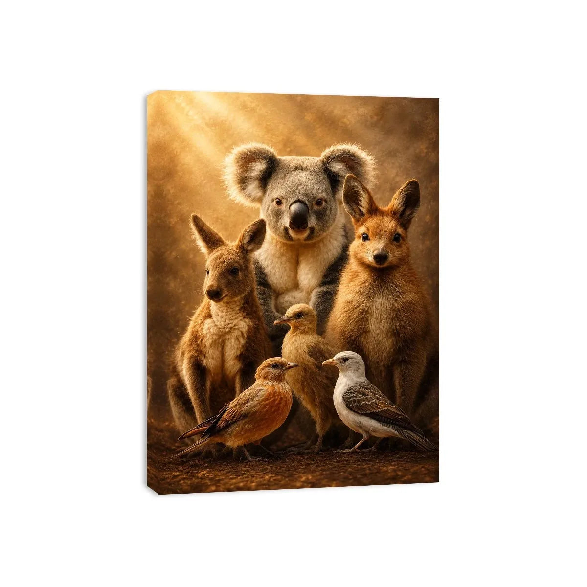  australian animal nursery canvas art