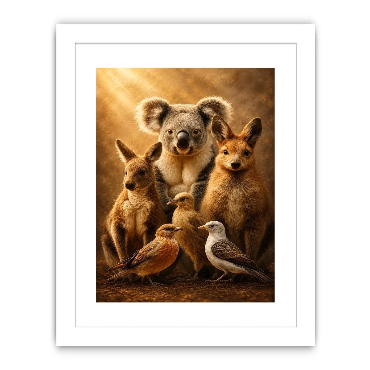   australian animal nursery canvas art