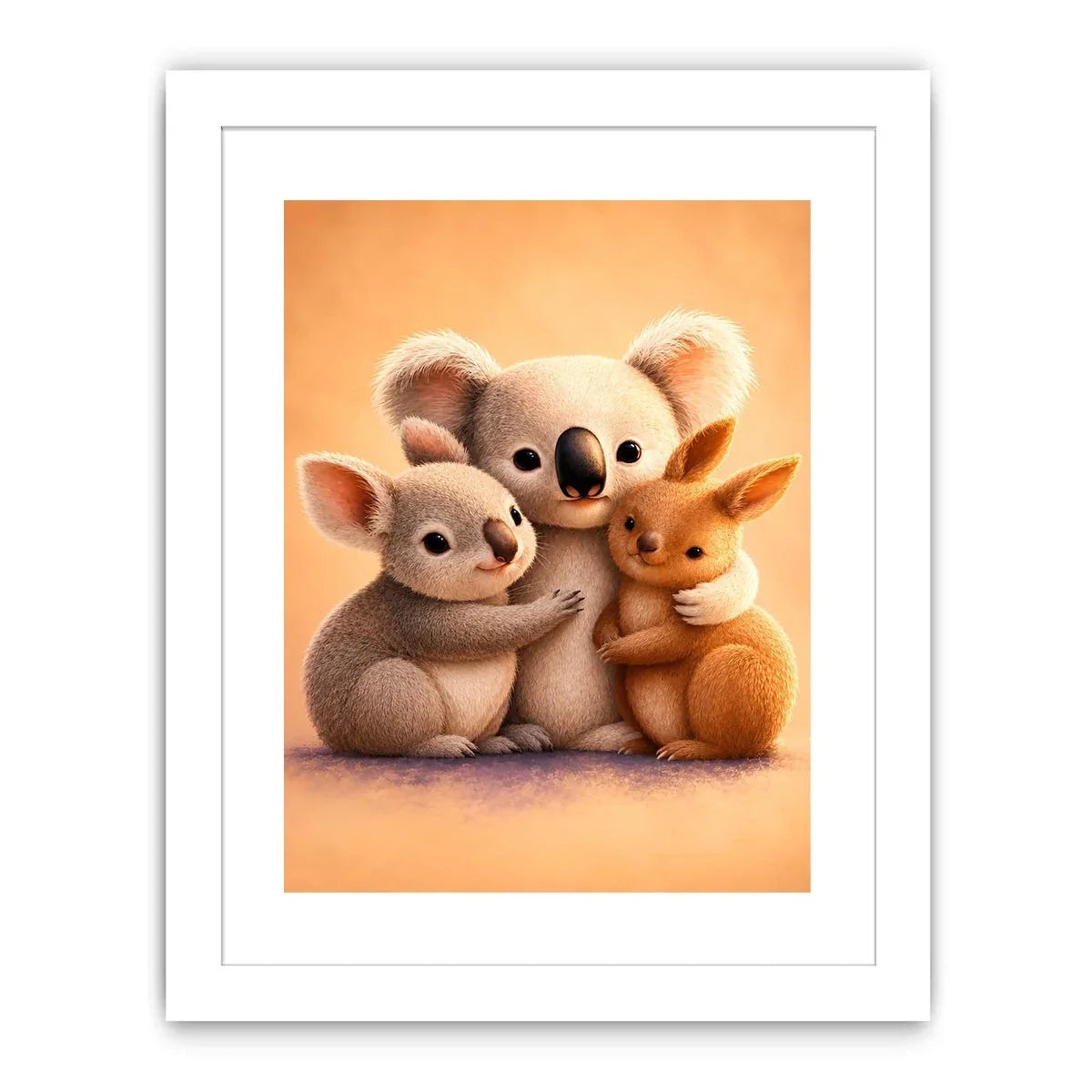   cute koala nursery canvas print