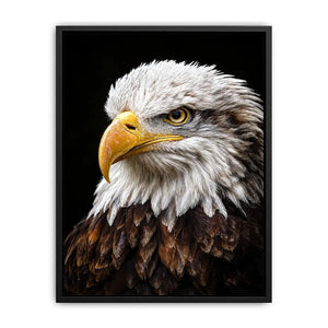   bald eagle office canvas art
