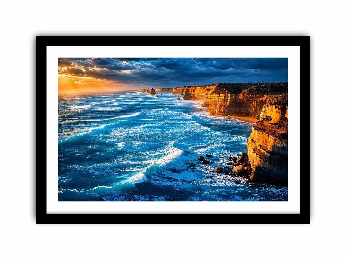   coastal ocean living room canvas art