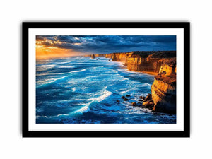   coastal ocean living room canvas art