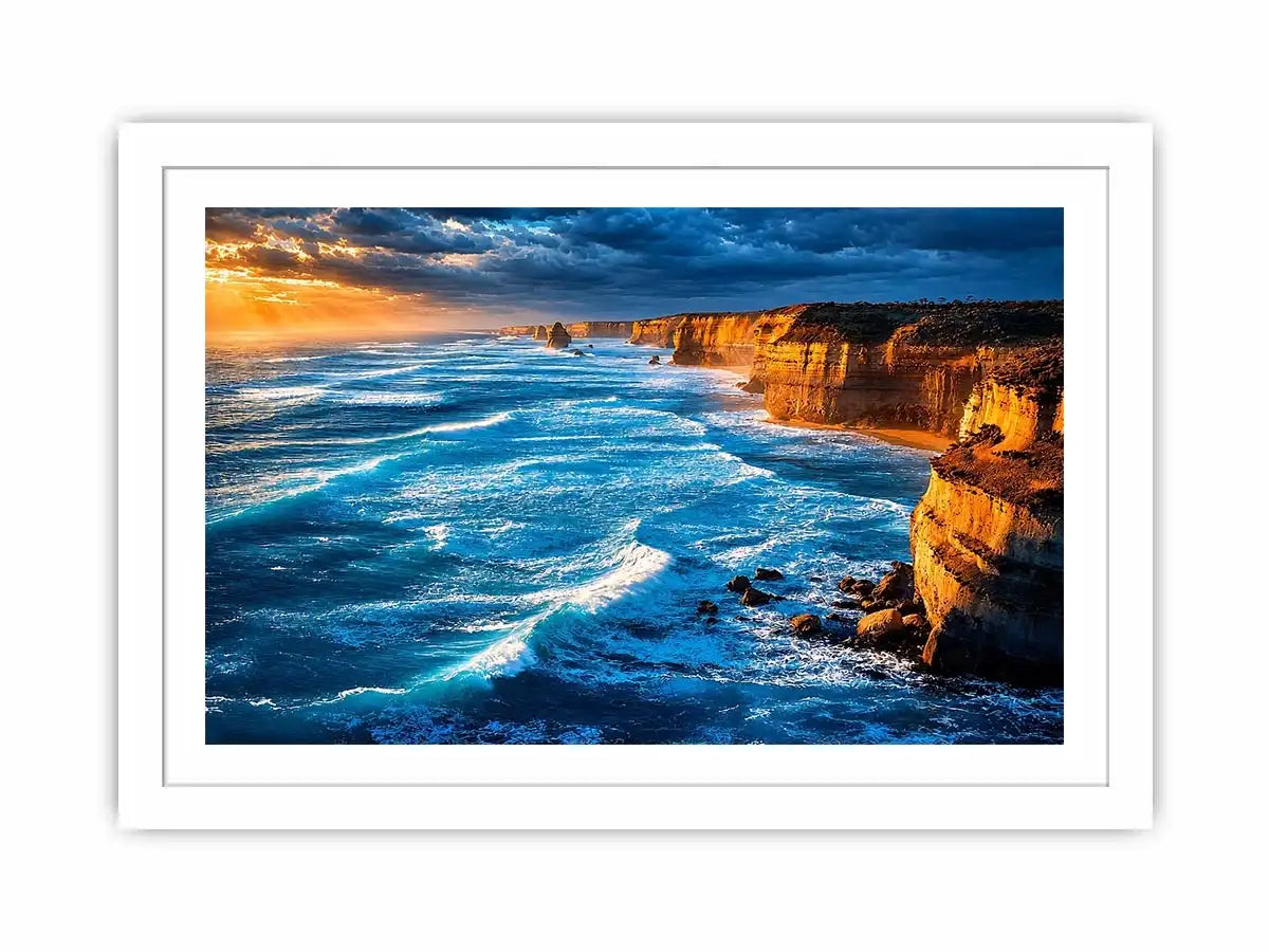   coastal ocean living room canvas art