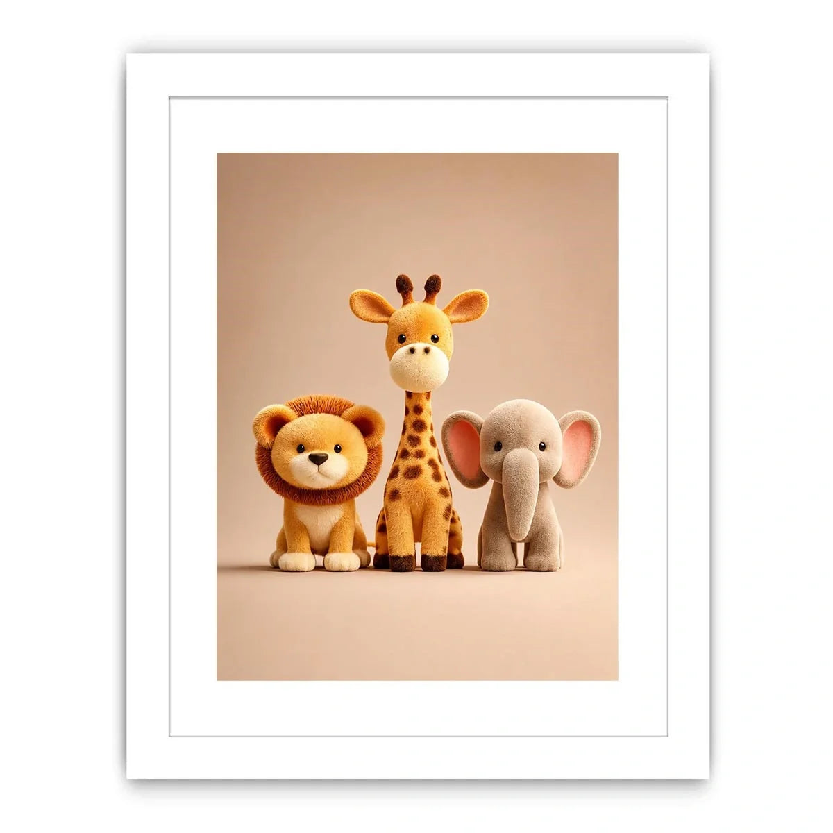   cute safari animal canvas