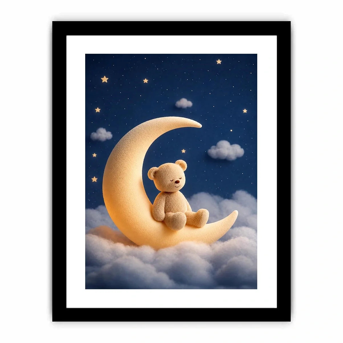   teddy bear moon canvas