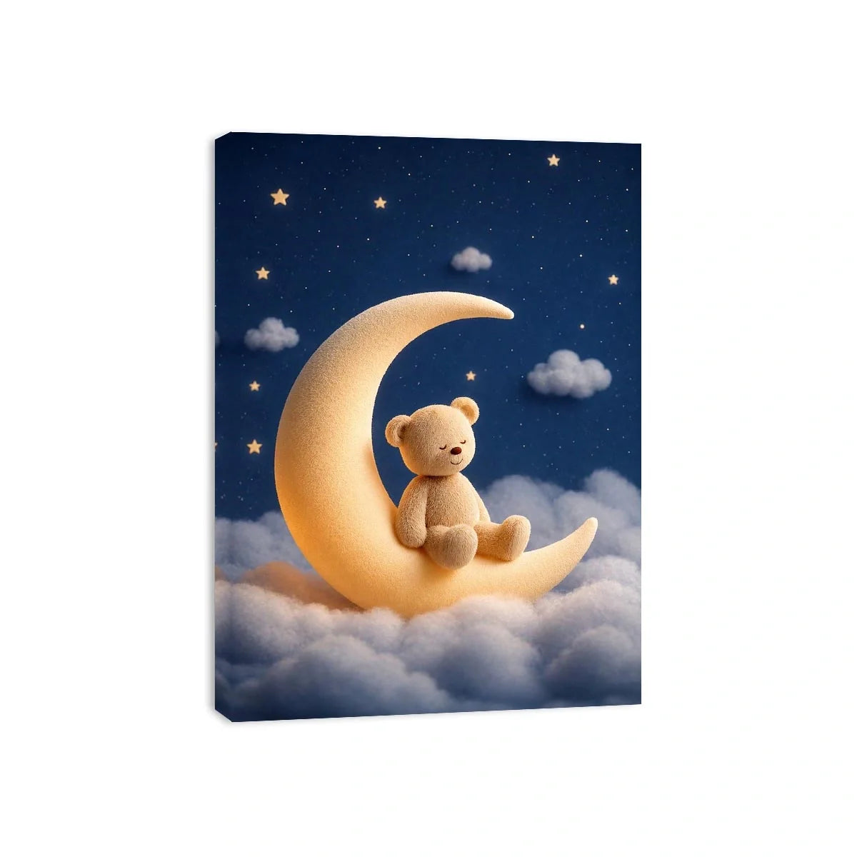   teddy bear moon canvas