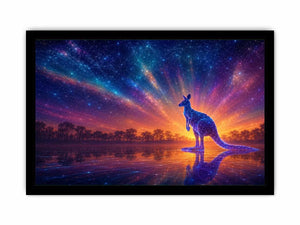   cosmic kangaroo canvas print
