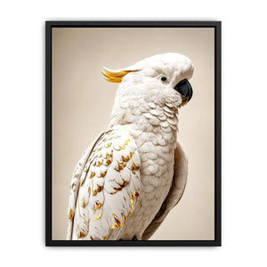   white cockatoo canvas print