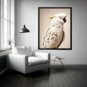   white cockatoo canvas print