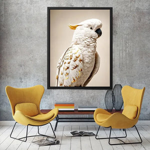   white cockatoo canvas print
