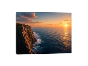   coastal cliff ocean canvas print living room