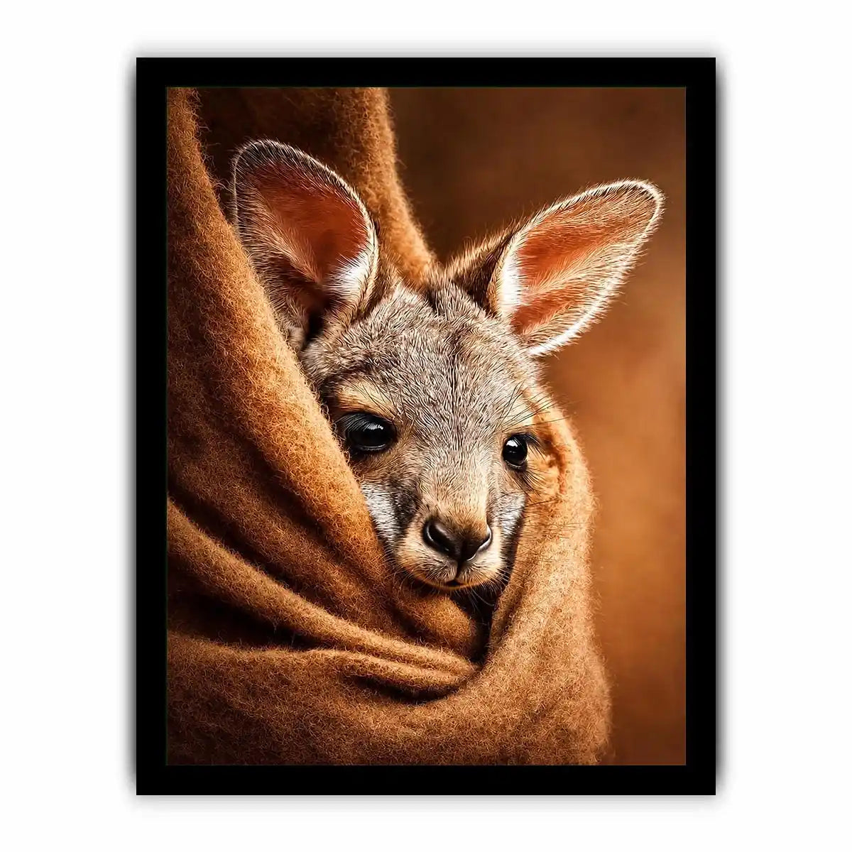   baby kangaroo canvas art nursery