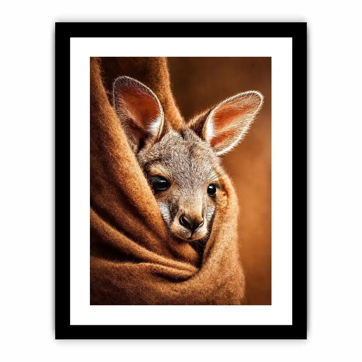   baby kangaroo canvas art nursery