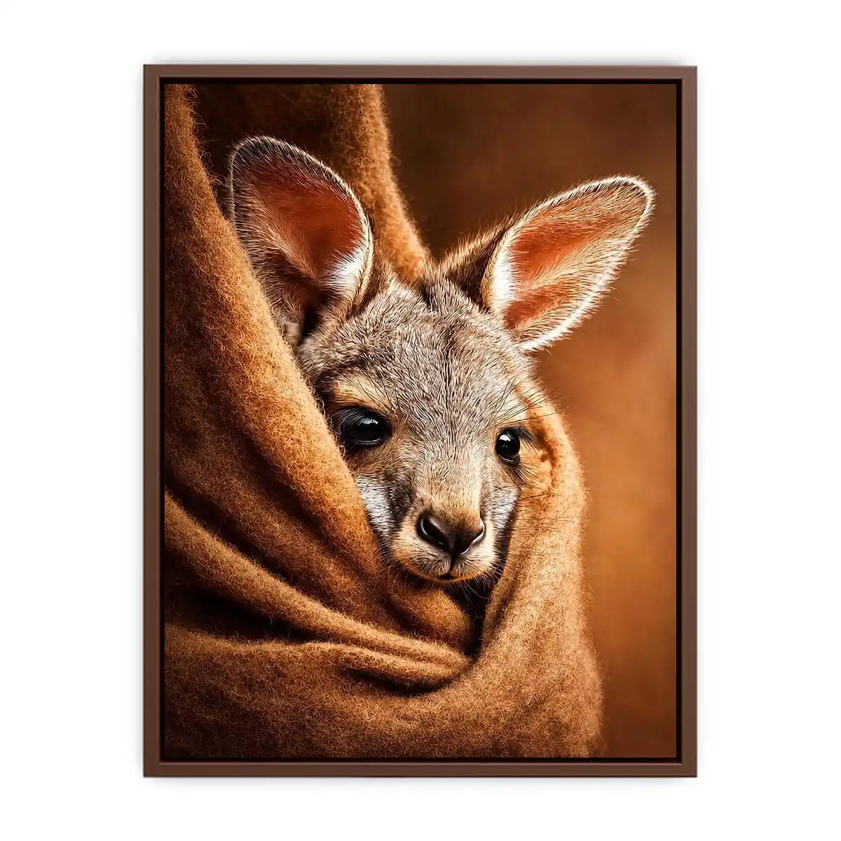   baby kangaroo canvas art nursery