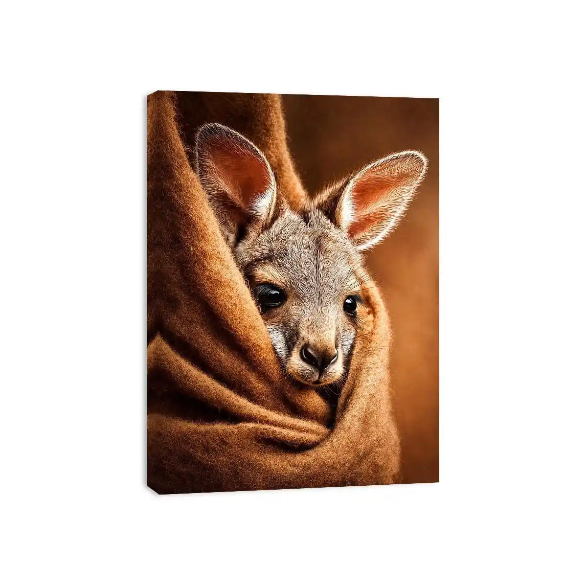   baby kangaroo canvas art nursery