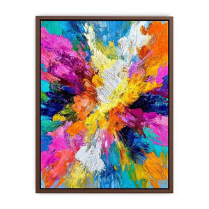   colorful abstract expressionist canvas