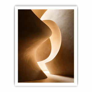   neutral architectural abstract canvas