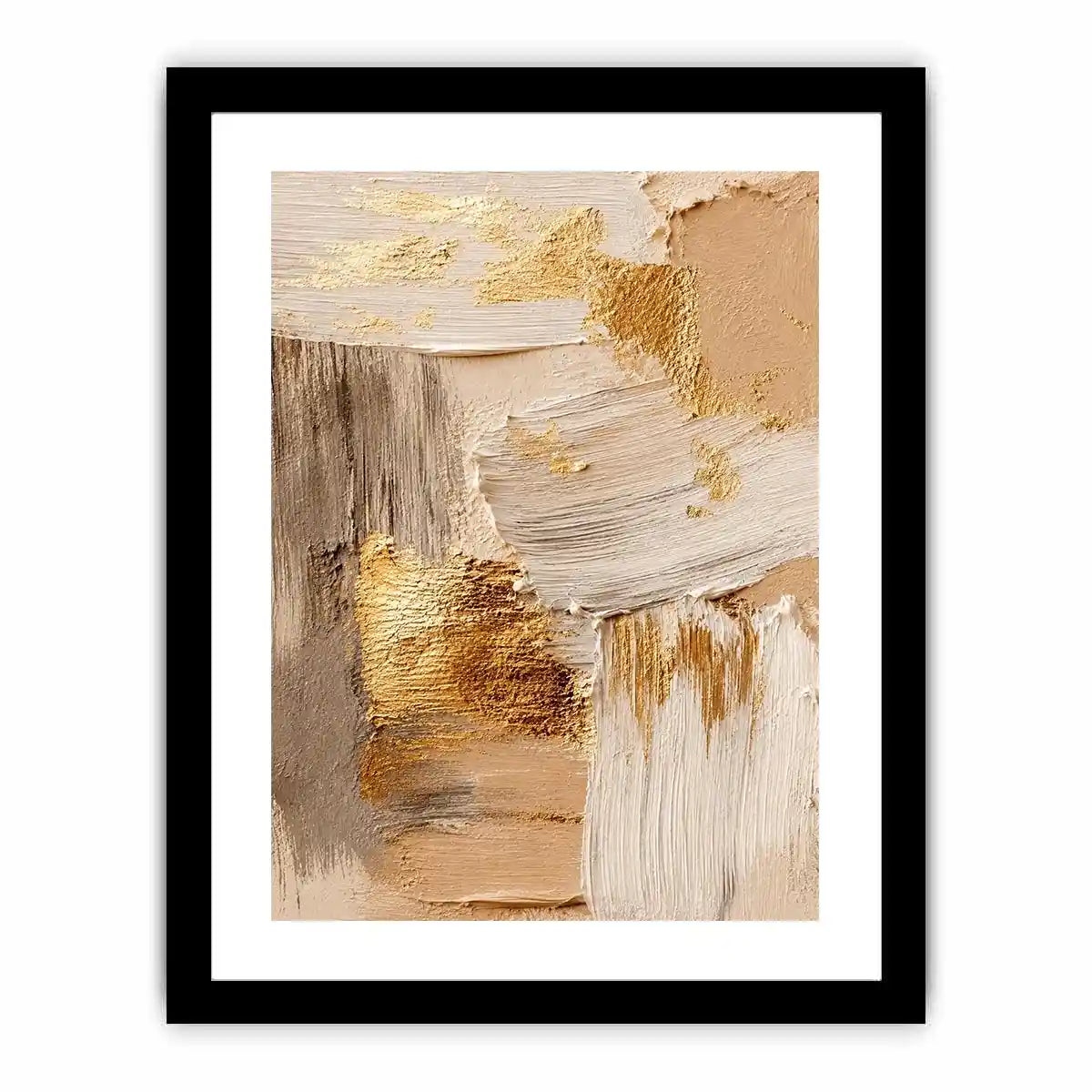   neutral gold textured abstract modern luxury wall art