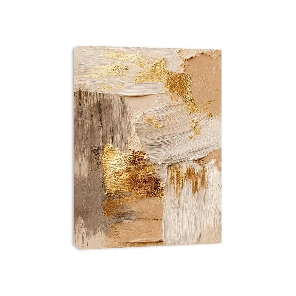   neutral gold textured abstract modern luxury wall art